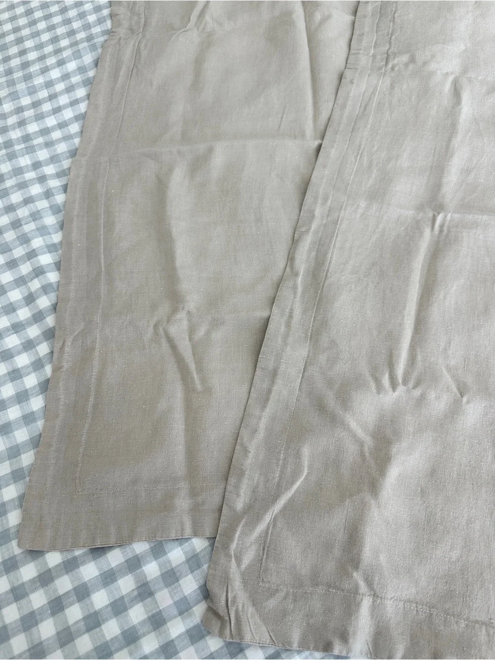 LAST CHANCE 🤍 Restoration Hardware Belgian Linen King Shams